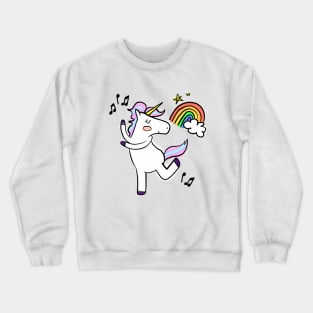 Dancing Unicorn Crewneck Sweatshirt